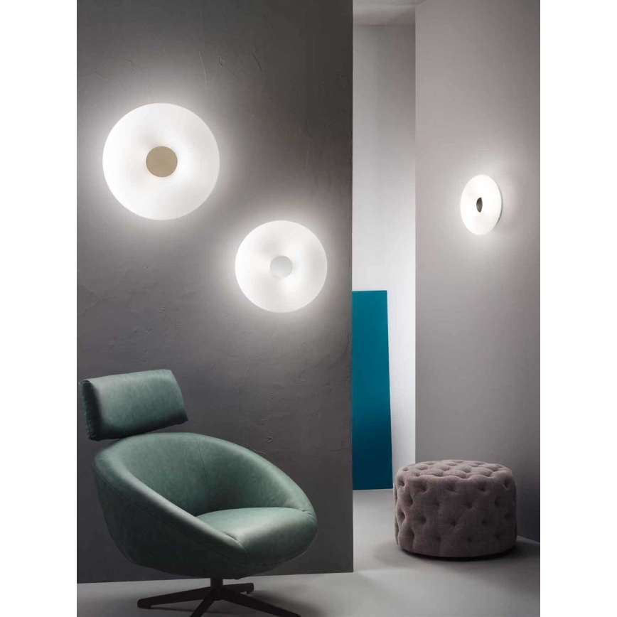 Ondaluce - Lámpara de techo DODI 2xE27/15W/230V Ø 33 cm blanca