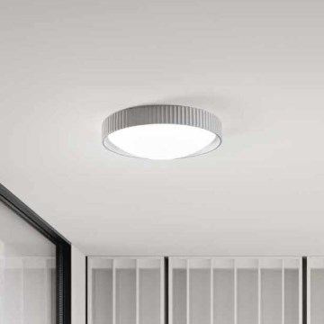 Ondaluce - Lámpara de techo LED CONCRETE LED/20W/230V Ø 41 cm hormigón/gris