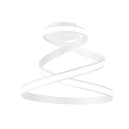 Ondaluce - Lámpara de techo LED regulable VUELTA LED/37W/230V Ø 55 cm blanca