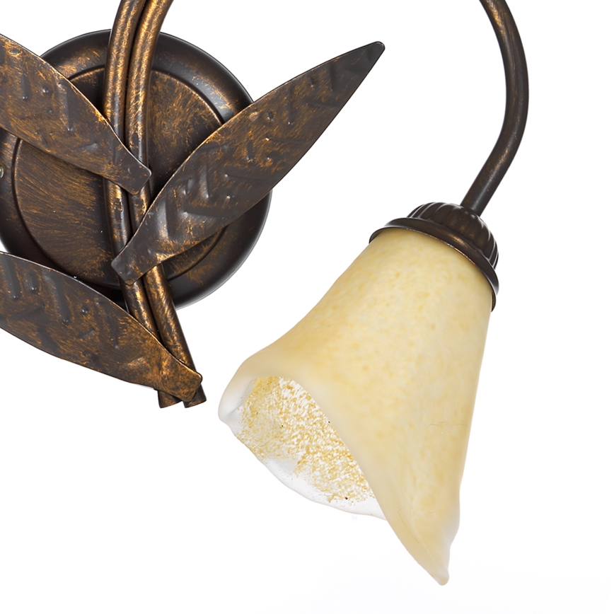 ONLI - Aplique ALGA 2xE14/6W/230V bronce