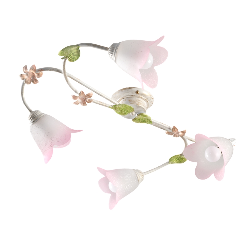 ONLI - Aplique BOTTON DORO 4xE14/6W/230V