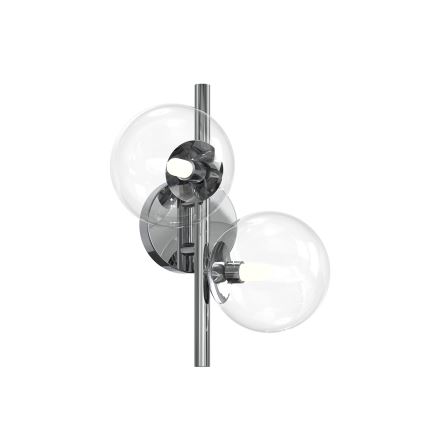 ONLI - Aplique de pared KIMBERLY 2xG9/6W/230V cromo brillante
