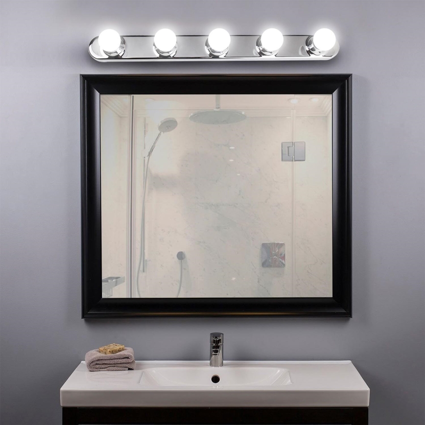 ONLI - Aplique HOLLYWOOD 5xE14/6W/230V cromo brillante