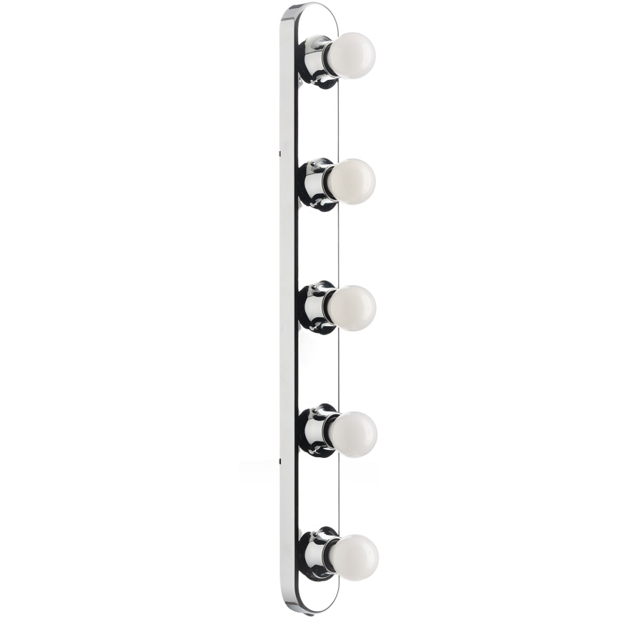 ONLI - Aplique HOLLYWOOD 5xE14/6W/230V cromo brillante