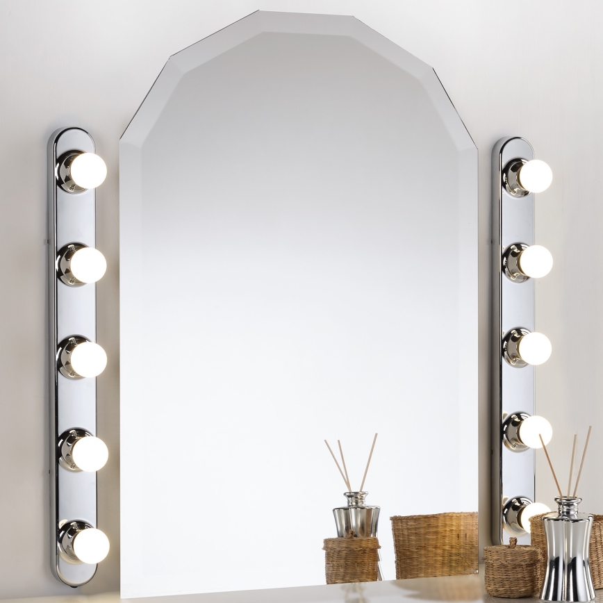 ONLI - Aplique HOLLYWOOD 5xE14/6W/230V cromo brillante