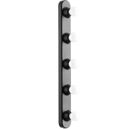 ONLI - Aplique HOLLYWOOD 5xE14/6W/230V negro