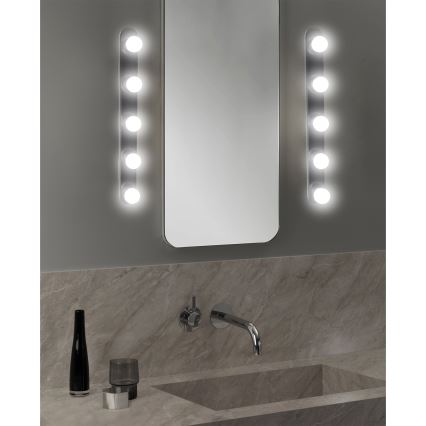 ONLI - Aplique HOLLYWOOD 5xE14/6W/230V negro