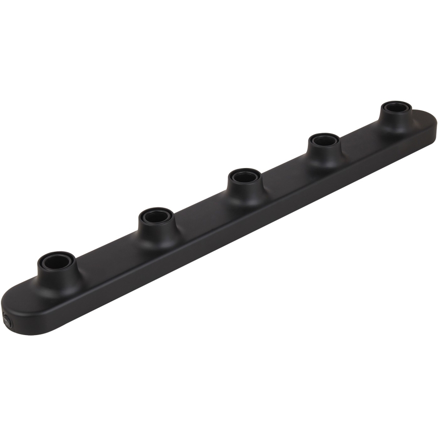 ONLI - Aplique HOLLYWOOD 5xE14/6W/230V negro
