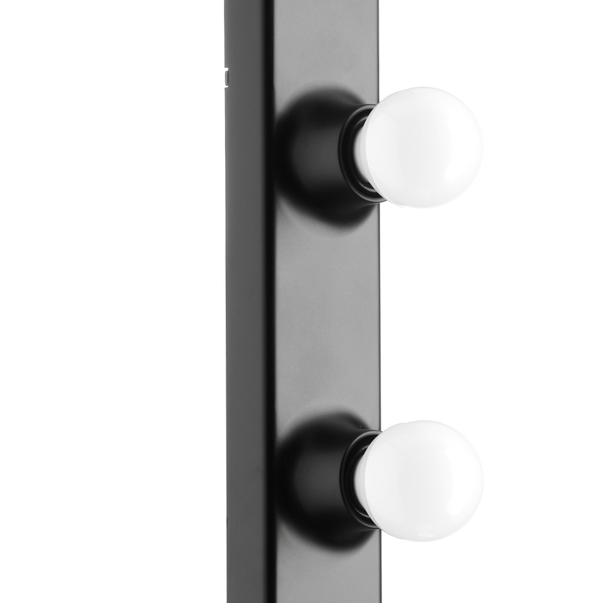 ONLI - Aplique HOLLYWOOD 5xE14/6W/230V negro