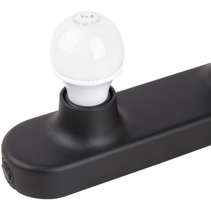 ONLI - Aplique HOLLYWOOD 5xE14/6W/230V negro