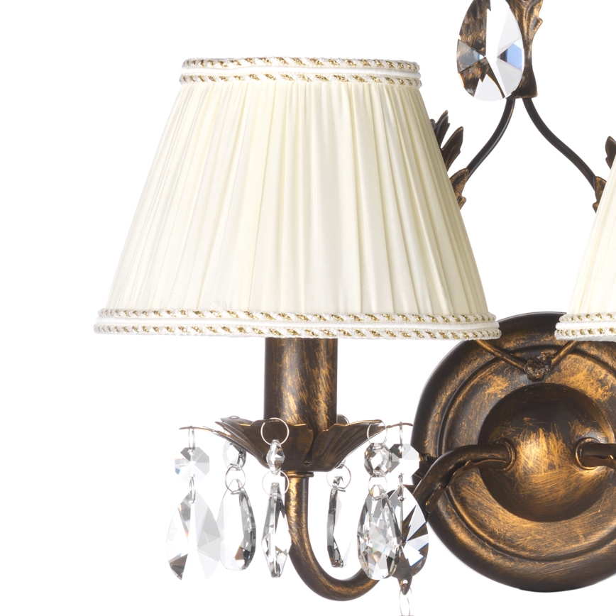 ONLI - Aplique KAREN 2xE14/6W/230V bronce