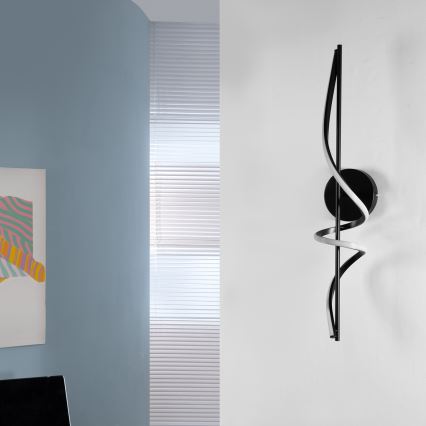 ONLI - Aplique LED TWIST LED/25W/230V 4000K negro