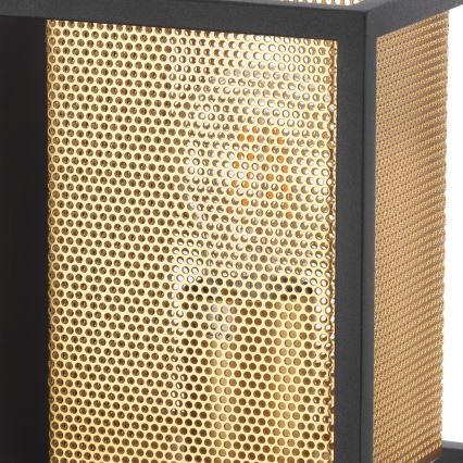 ONLI - Aplique MALIK 1xE27/22W/230V dorado/negro