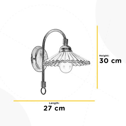 ONLI - Aplique ROSINA 1xE14/6W/230V