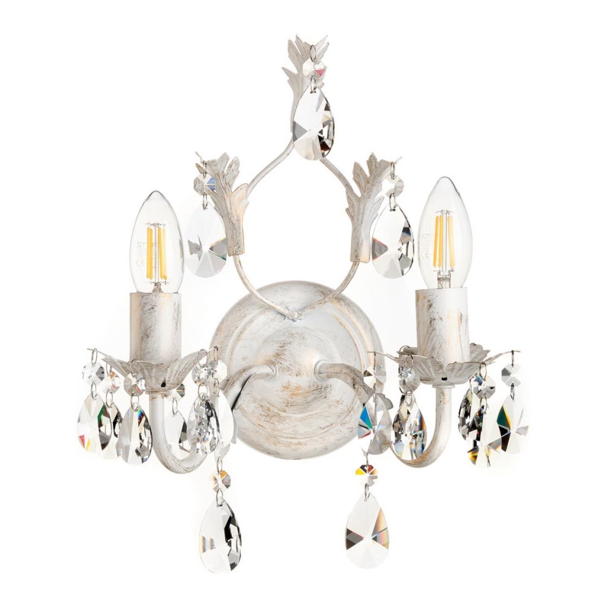 ONLI - Aplique TERESA 2xE14/6W/230V blanco