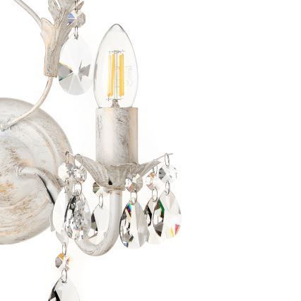 ONLI - Aplique TERESA 2xE14/6W/230V blanco