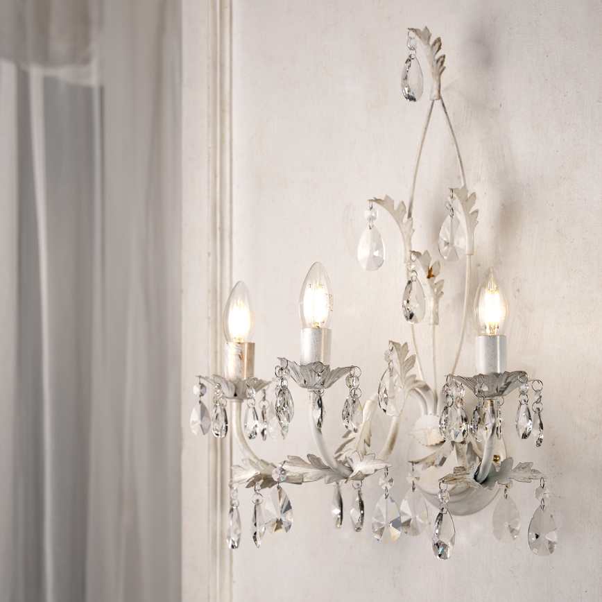 ONLI - Aplique TERESA 3xE14/6W/230V blanco