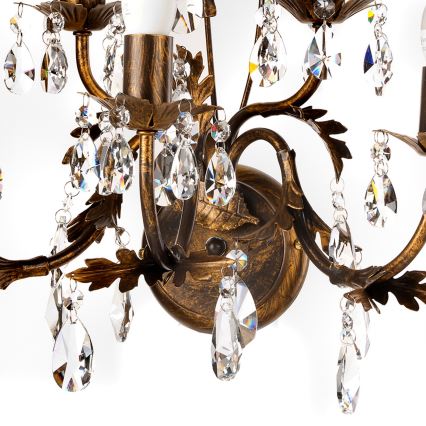 ONLI - Aplique TERESA 5xE14/6W/230V bronce