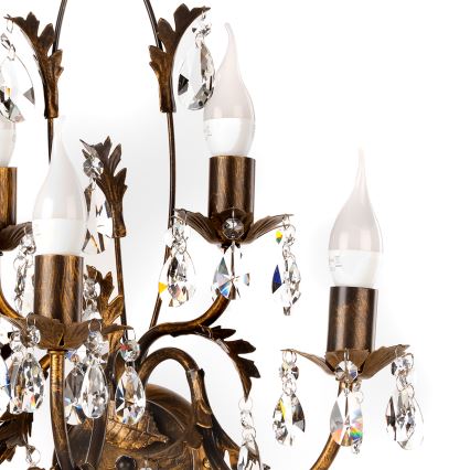 ONLI - Aplique TERESA 5xE14/6W/230V bronce