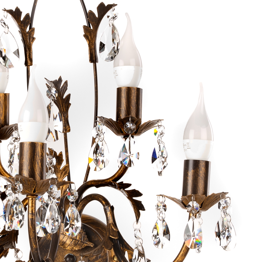 ONLI - Aplique TERESA 5xE14/6W/230V bronce