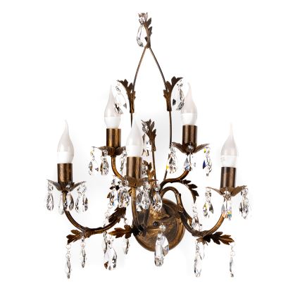 ONLI - Aplique TERESA 5xE14/6W/230V bronce