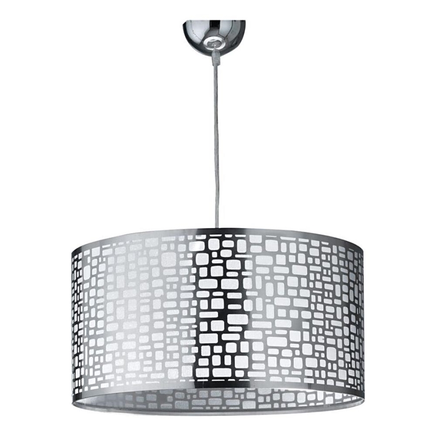 ONLI - Lámpara colgante BRUCE 1xE27/15W/230V diá. 45 cm cromo mate
