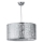 ONLI - Lámpara colgante BRUCE 1xE27/15W/230V diá. 45 cm cromo mate