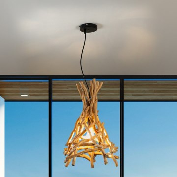 ONLI - Lámpara colgante con cable AGAR 1xE27/22W/230V