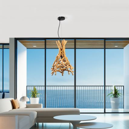 ONLI - Lámpara colgante con cable AGAR 1xE27/22W/230V