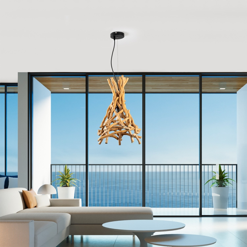 ONLI - Lámpara colgante con cable AGAR 1xE27/22W/230V