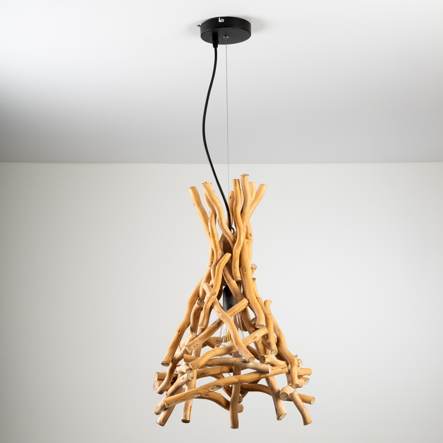 ONLI - Lámpara colgante con cable AGAR 1xE27/22W/230V