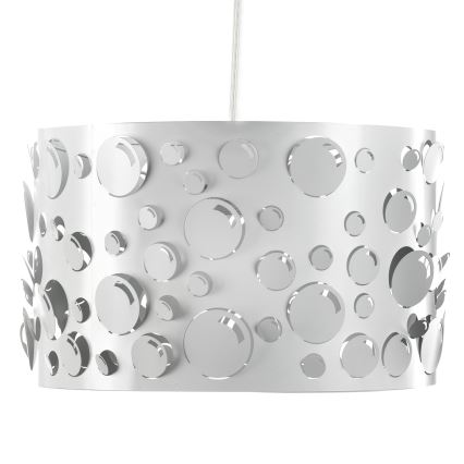 ONLI - Lámpara colgante con cable BOLLICINE 1xE27/15W/230V blanca