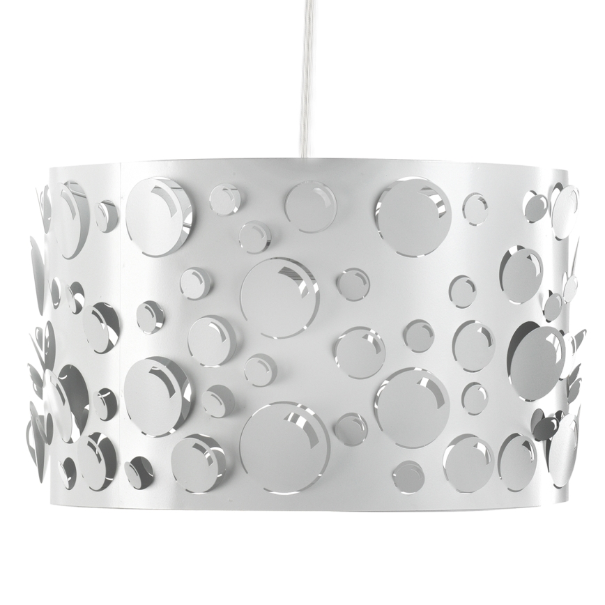 ONLI - Lámpara colgante con cable BOLLICINE 1xE27/15W/230V blanca