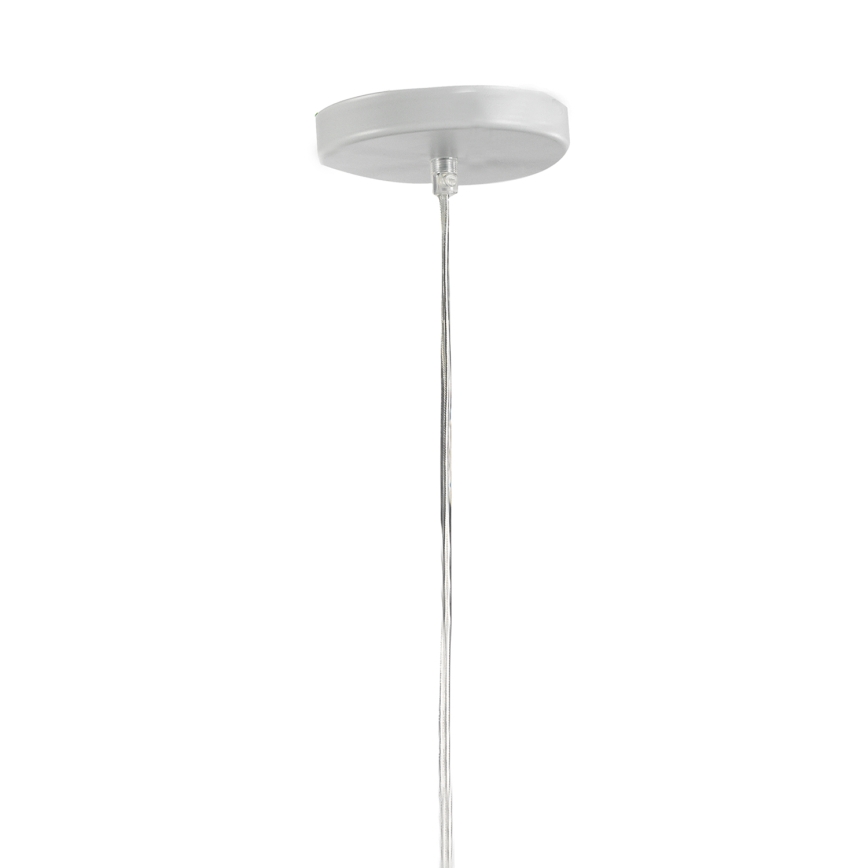 ONLI - Lámpara colgante con cable BOLLICINE 1xE27/15W/230V blanca