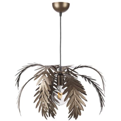 ONLI - Lámpara colgante con cable DUBAI 1xE27/22W/230V bronce