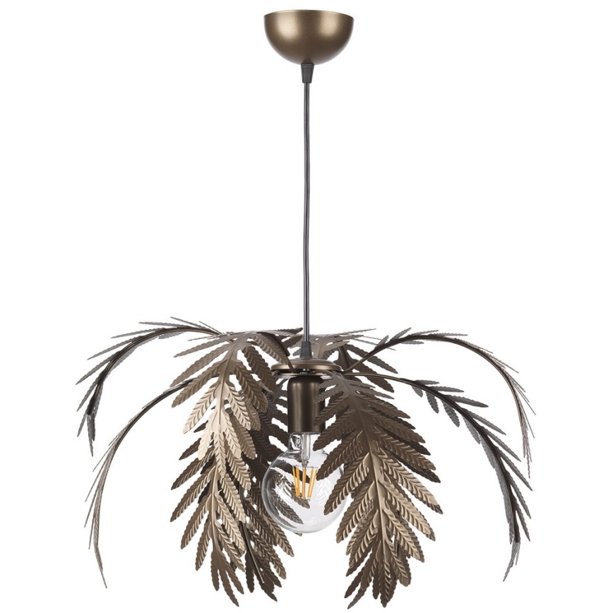 ONLI - Lámpara colgante con cable DUBAI 1xE27/22W/230V bronce