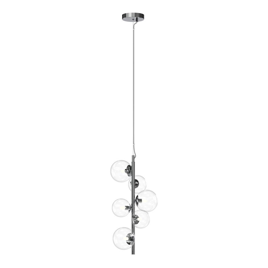 ONLI - Lámpara colgante con cable KIMBERLY 6xG9/6W/230V cromo brillante
