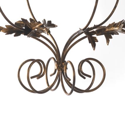ONLI - Lámpara colgante con cadena CONTESSA 1xE27/22W/230V bronce