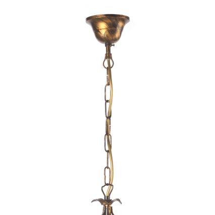 ONLI - Lámpara colgante con cadena KAREN 5xE14/6W/230V bronce