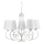 ONLI - Lámpara colgante con cadena POMPEI 5xE14/6W/320V blanco