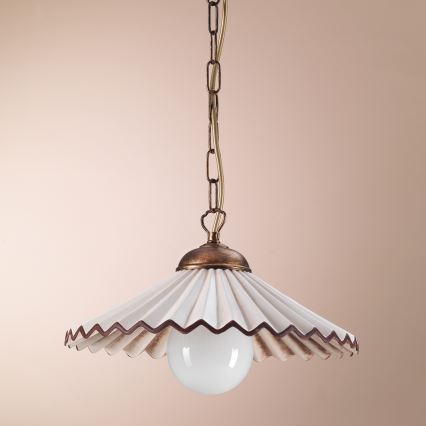 ONLI - Lámpara colgante con cadena ROSINA 1xE27/22W/230V