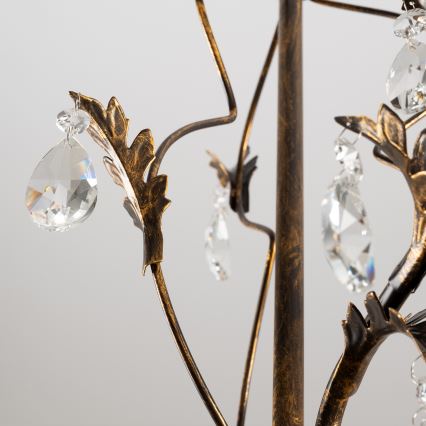 ONLI - Lámpara colgante con cadena TERESA 3xE14/6W/230V bronce