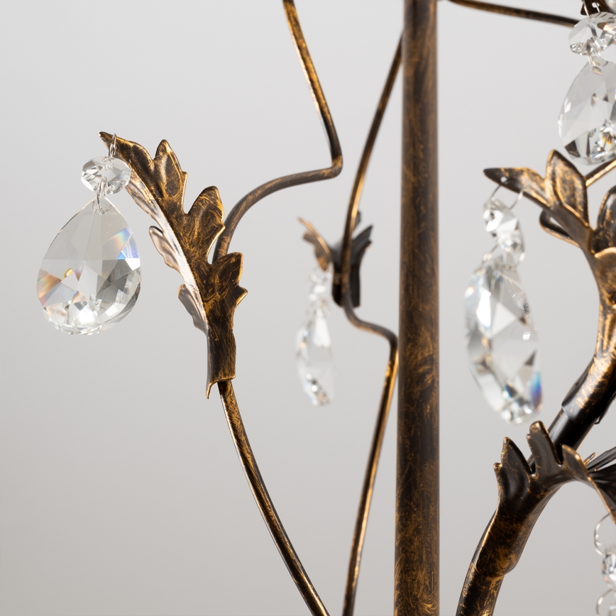 ONLI - Lámpara colgante con cadena TERESA 5xE14/6W/230V bronce