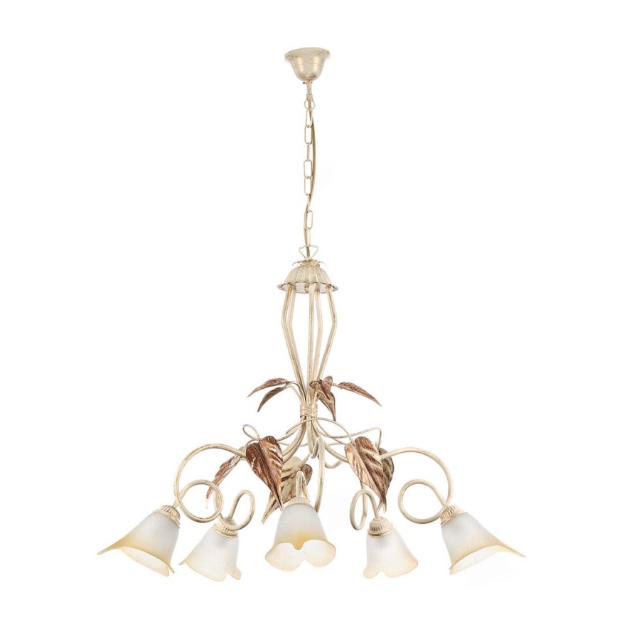 ONLI - Lámpara colgante con cadena VANDA 5xE14/6W/230V