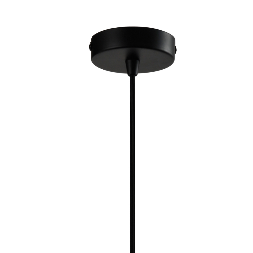 ONLI - Lámpara colgante CROSS 6xE27/22W/230V negro/latón
