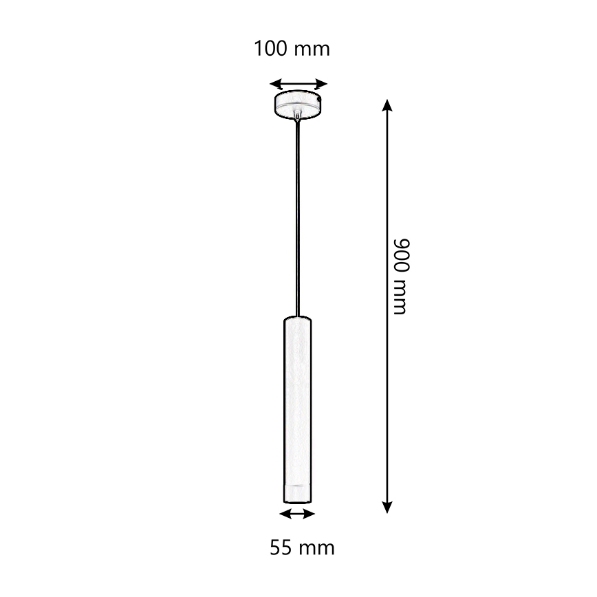 ONLI - Lámpara colgante DORA 1xE27/15W/230V negro