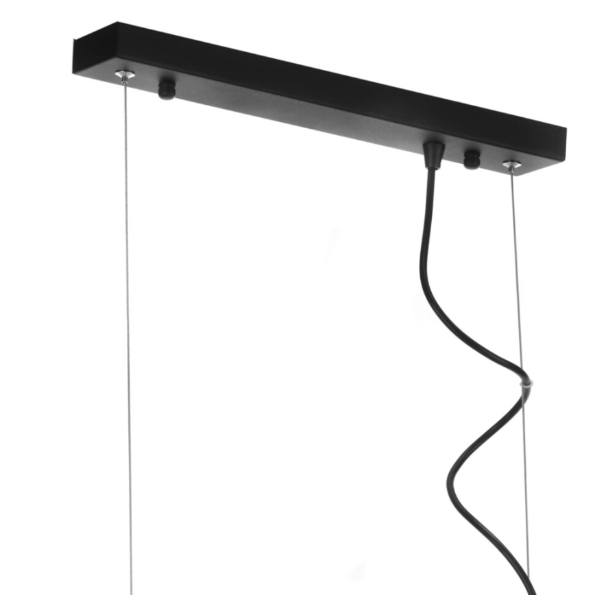 ONLI - Lámpara colgante FLOKI 4xE27/15W/230V negro/cobre