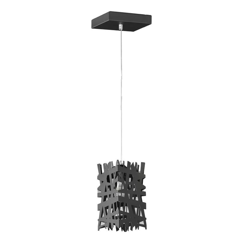 ONLI - Lámpara colgante FORESTA 1xE27/15W/230V negro