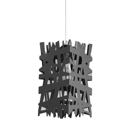 ONLI - Lámpara colgante FORESTA 1xE27/15W/230V negro