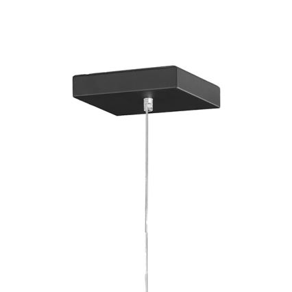 ONLI - Lámpara colgante FORESTA 1xE27/15W/230V negro
